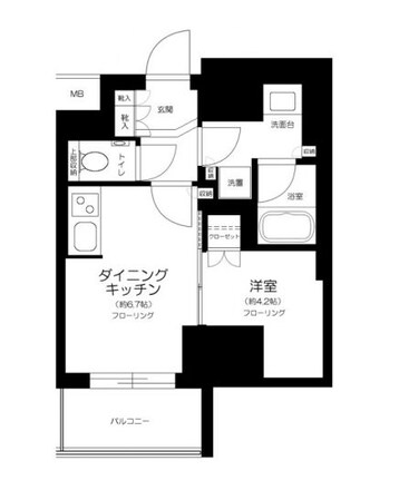 稲荷町駅 徒歩2分 5階の物件間取画像